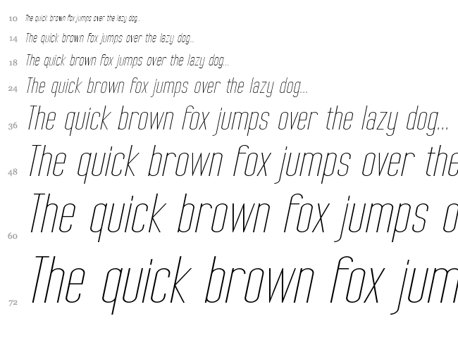 Tall Films font waterfall